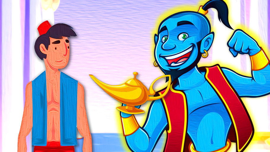 Amazing Video for Children | Aladdin and the Magic Lamp