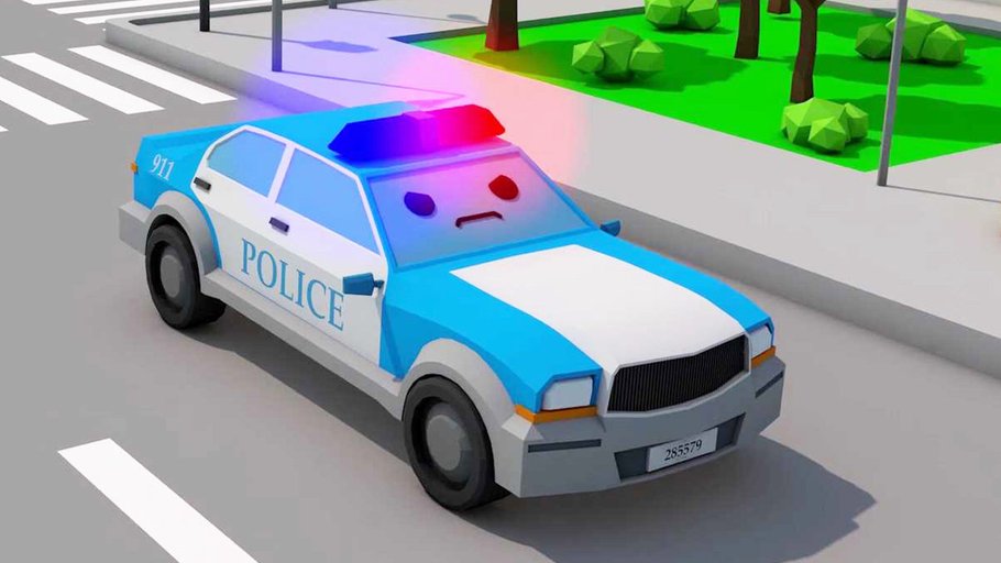 Полицейская машина догоняет машину. Полиция машина для детей. Полиция с машиной мультяшный.
