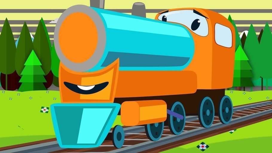 Развивающие паровозов. Машинка и паровозик. Машинки и поезда для детей.